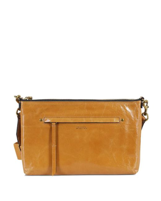 Isabel Marant Brown Leather Crossbody Bag