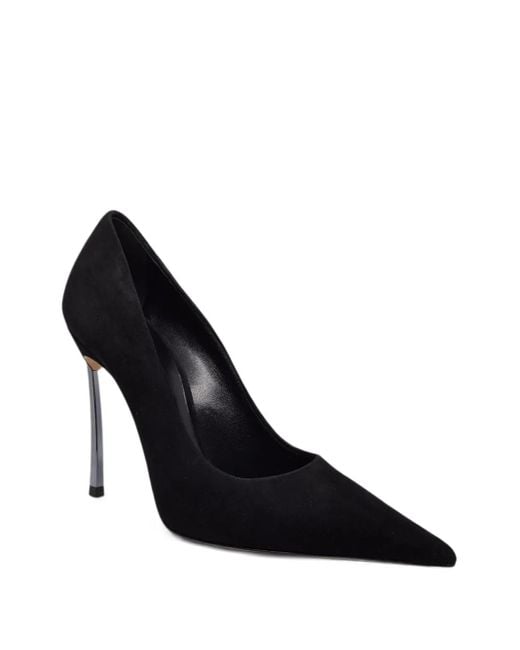 Casadei Black Pointed Stiletto Pumps