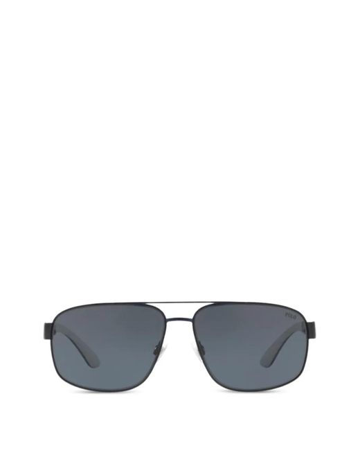 Polo Ralph Lauren Blue Ph3112 Pilot Framed Sunglasses for men