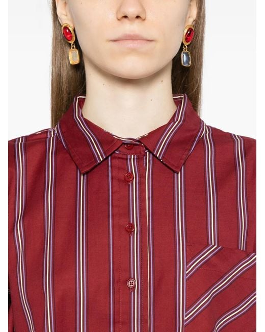 Reformation Eli Blouse in het Red