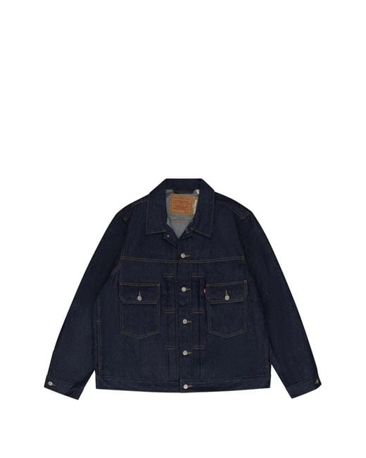 DENIM TEARS Blue Type-2 Raw Denim Jacket for men