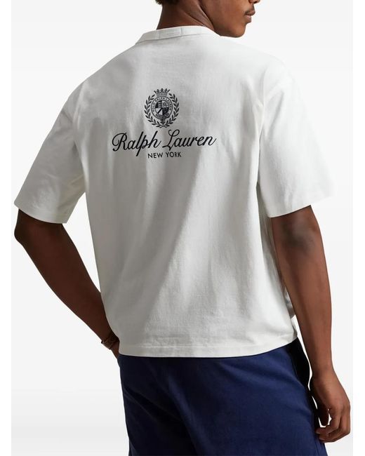 Polo Ralph Lauren White Knit-T-Shirt for men