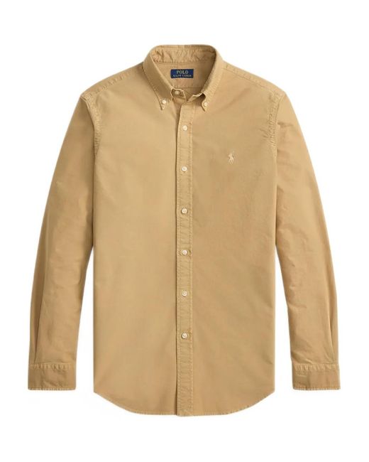 Polo Ralph Lauren Natural Garment-Dyed Shirt for men