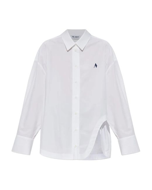 The Attico White Diana Hemd