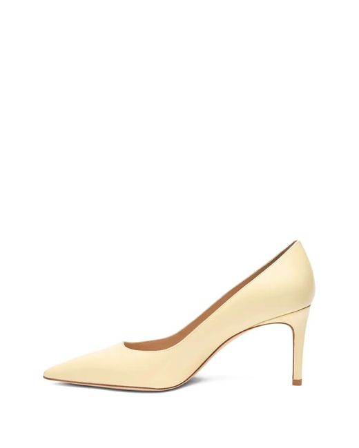 Stuart Weitzman Natural 75Mm Stuart Power Pumps