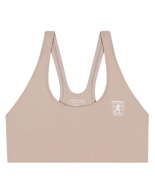 Sporty & Rich Natural Stay Active Sports Bra