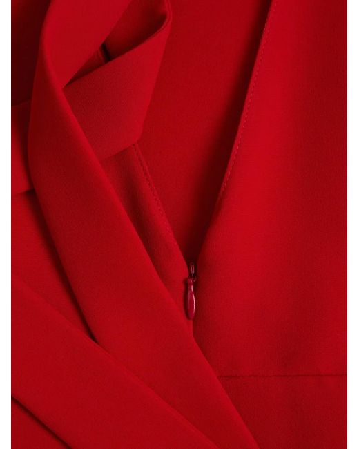 Valentino Garavani Red Long Cady Couture Dress