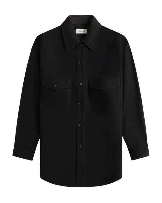 Lemaire Blue Two-Pockets Shirt for men