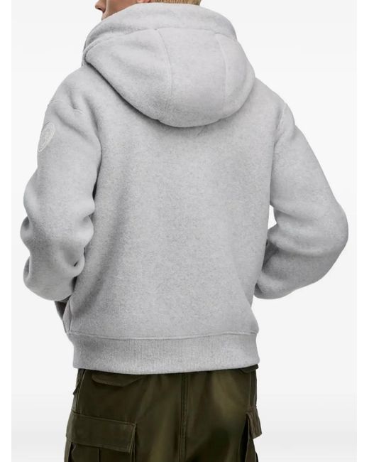 Canada Goose Gray Chilliwack Bomber Hoodie for men
