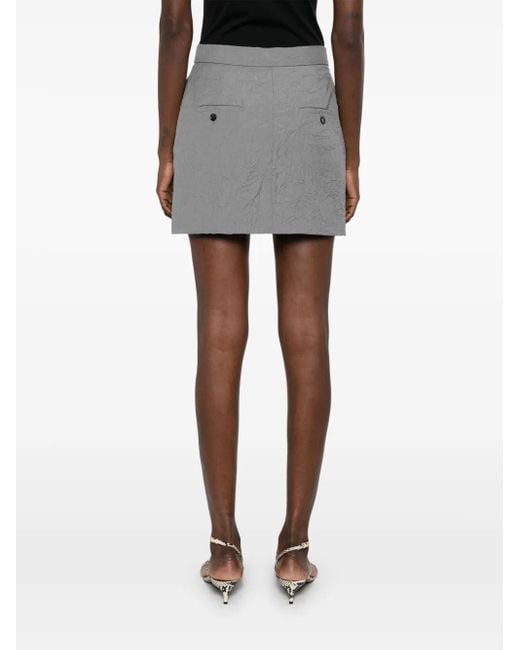 Max Mara Gray Abate Minirock