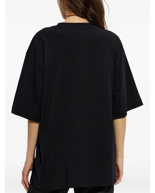 Off-White c/o Virgil Abloh Black Embroidered Logo T-Shirt