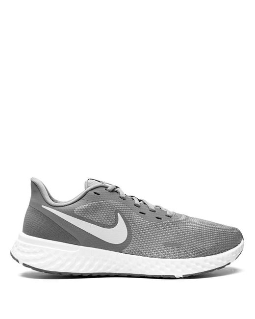 Nike Revolution 5 Low-top Sneakers in Grey (White) for Men | Lyst