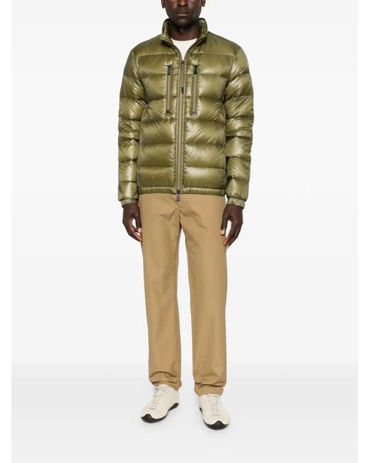 Moncler Green Doudoune Orres À Fermeture Zippée for men