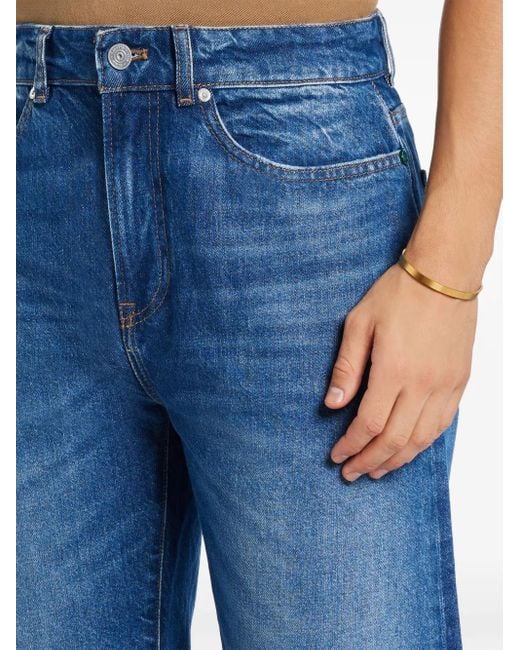 Lacoste Blue Straight-Leg Jeans for men