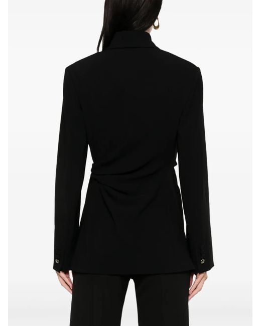 Max Mara ラップデザイン ジャケット Black