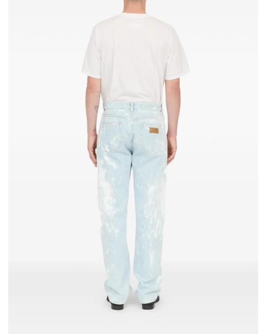 MM6 by Maison Margiela Blue Belt-Loops Jeans for men