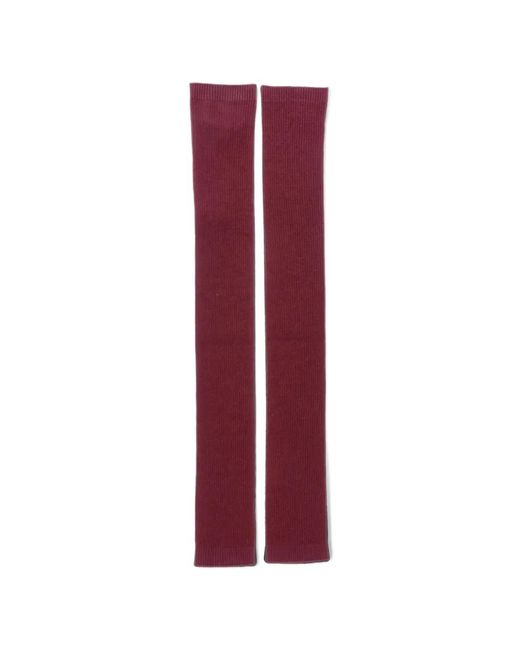 Sa Su Phi Red Ribbed-Knit Arm Warmers