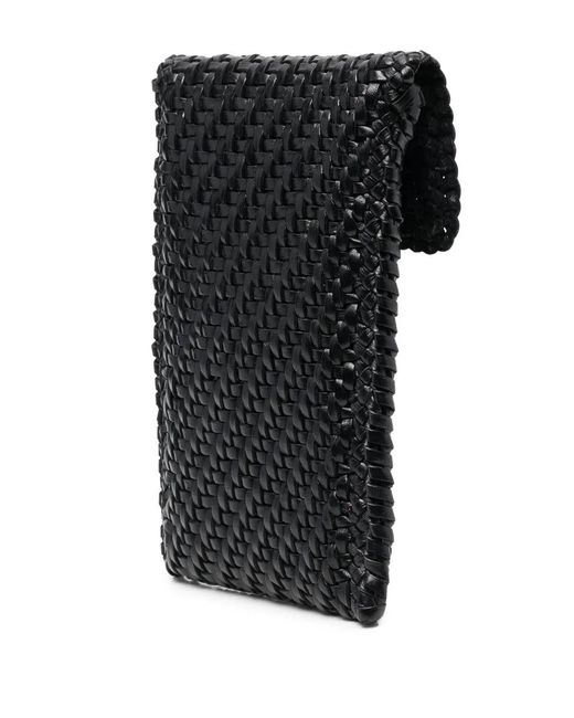 Dragon Diffusion White Leather Phone Bag
