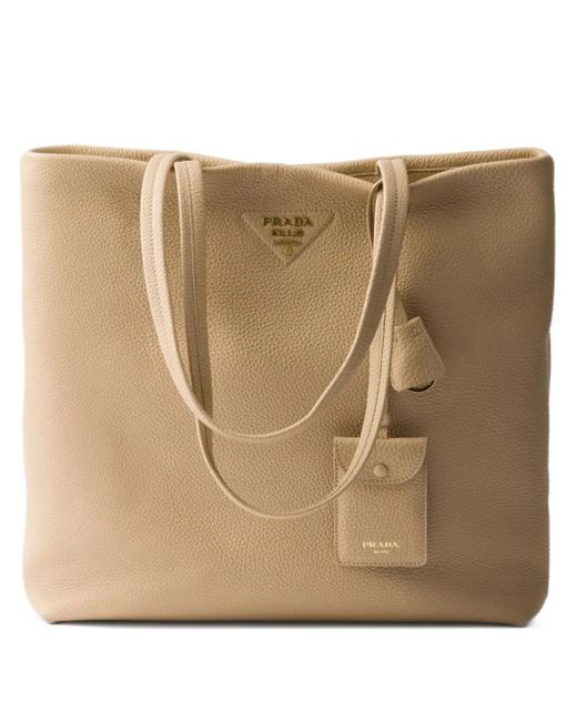 Prada Natural Großer Shopper