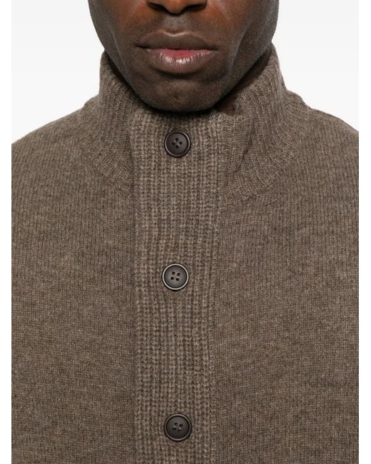 Barbour Brown 100% Wool Sweater for men