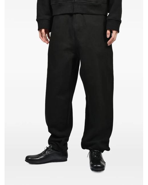 Entire studios Black Cotton Track Pants for men