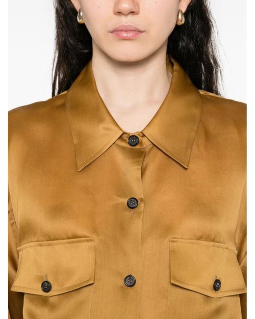 Khaite Yellow Matteo Bluse