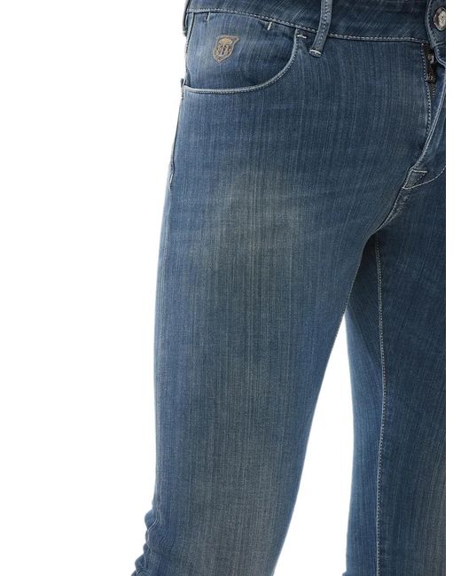 Corneliani Blue Belt-Loops Jeans for men