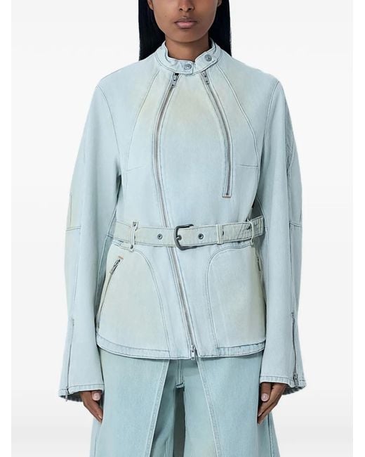 Kiko Kostadinov Blue X Levi's Carina Belt-Detail Jacket