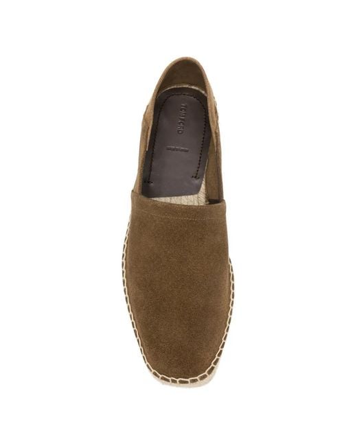 Tom Ford Brown Suede Espadrilles for men