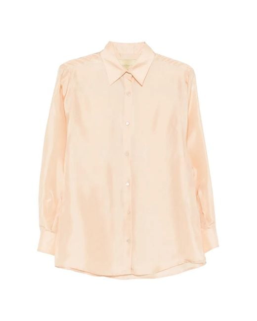 Momoní White Akemi Collared Shirt