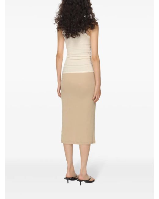 Baserange Natural Cut-Out Tank Top