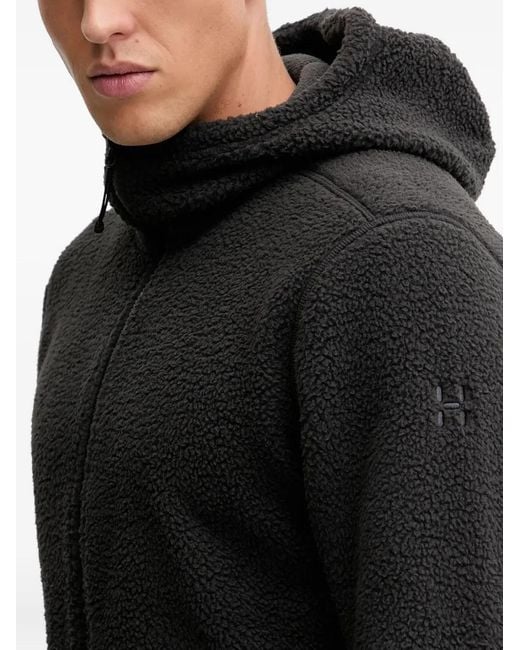 Haglöfs Black Funäs Pile Hooded Jacket for men