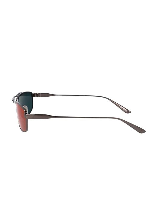 Balenciaga Green Rectangle-Frame Sunglasses