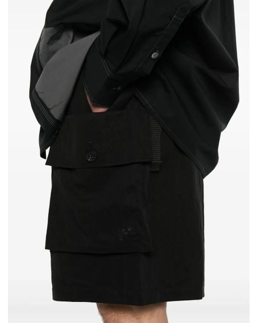 Y-3 Twill Cargo Shorts in Black für Herren