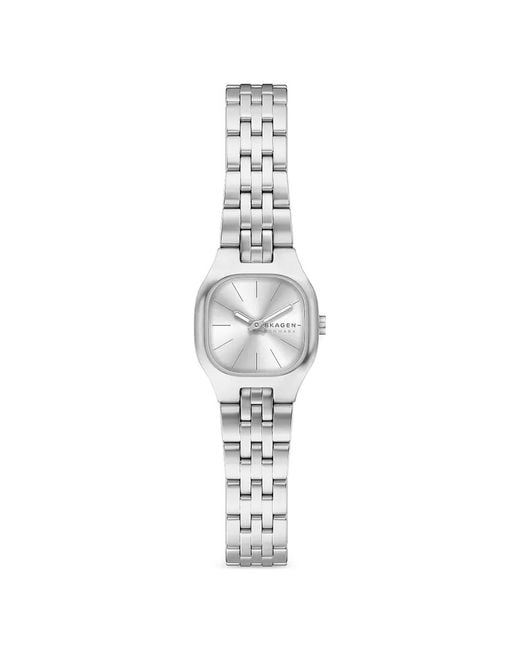 Skagen White Mellem Cushion-Case 22Mm Watch