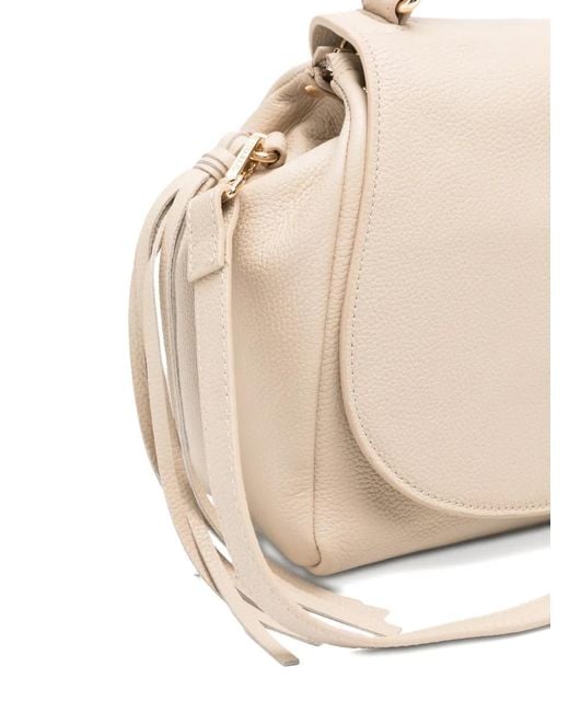 Cromia Natural Top-Handle Tote Bag