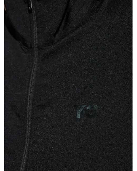Y-3 Black Three-Stripe Arm Sweatshirt