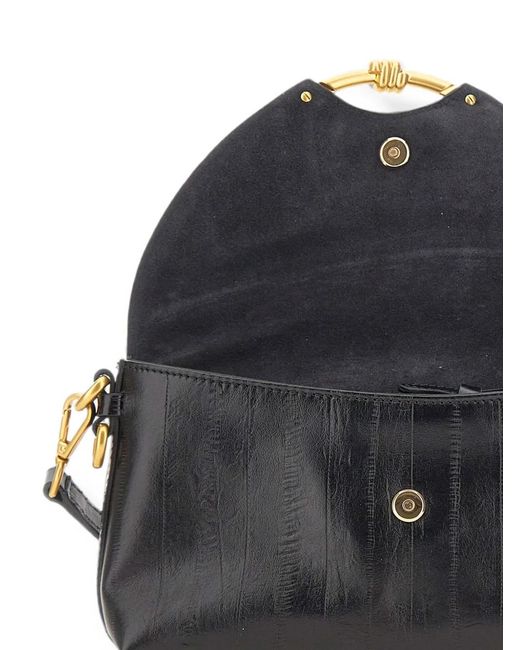 Gianni Chiarini Black Bea Leather Tote Bag