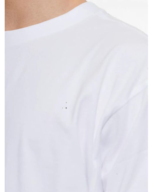 Rag & Bone White Crew-Neck T-Shirt for men