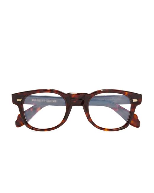 Cutler & Gross Brown Tortoiseshell-Effect Glasses for men