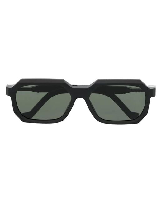 VAVA Eyewear Black Geometric-Frame Sunglasses