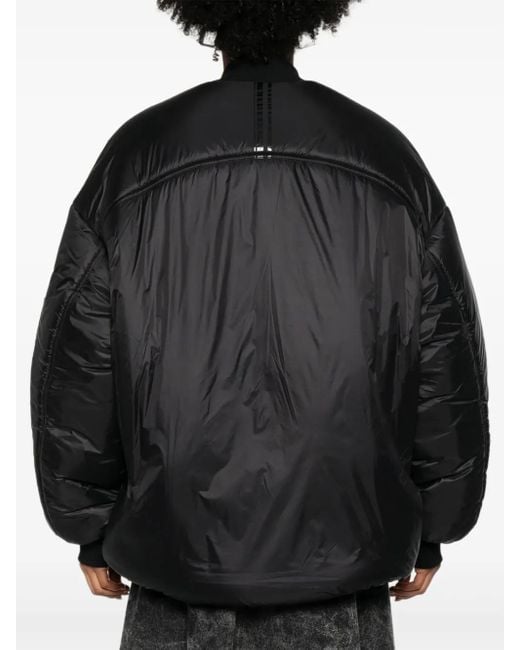 Mordecai Black Zip-Fastening Puffer Jacket