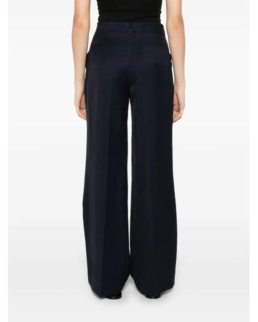 P.A.R.O.S.H. Blue Wide Leg Trousers