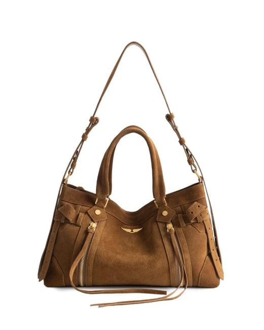 Zadig & Voltaire Brown Madison Small Bag