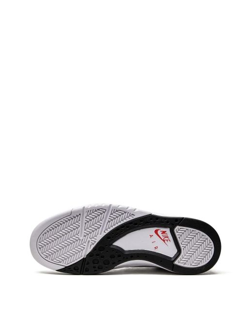 Nike White Air Flight Lite Mid-Top Sneakers for men
