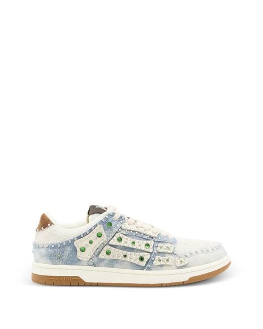 Amiri White Baskets À Détails Cloutés for men