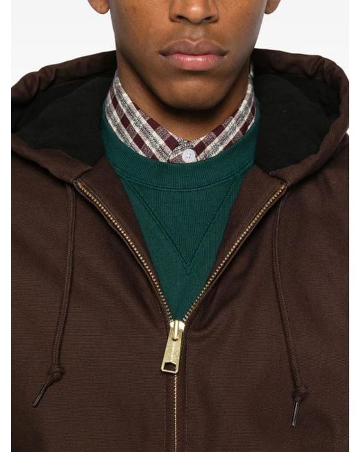 Carhartt Jack Met Capuchon En Rits in het Brown voor heren