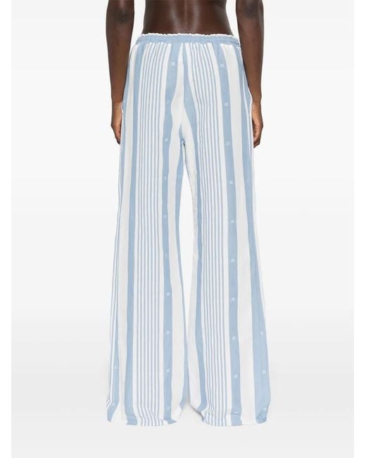 Givenchy Blue 4G Stripes Trousers