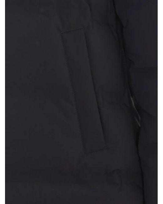 Herno Blue Hooded Padded Jacket