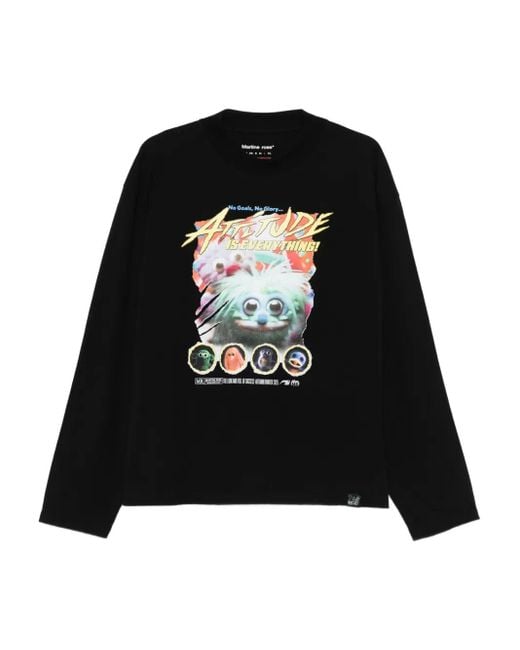 メンズ Martine Rose グラフィック Tシャツ Black